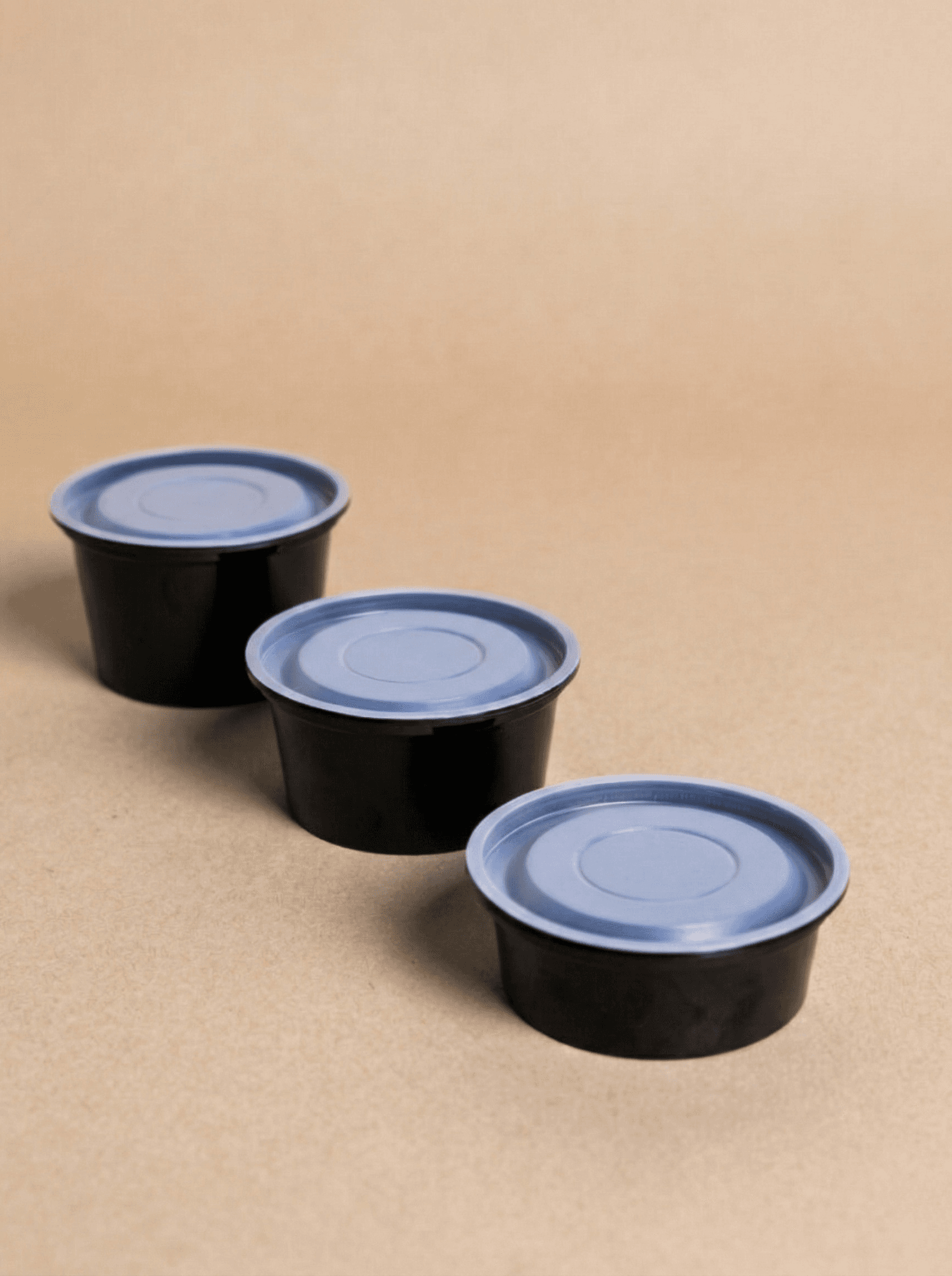 POTE BLACK/NATURAL CON TAPA NATURAL P/100 UN.