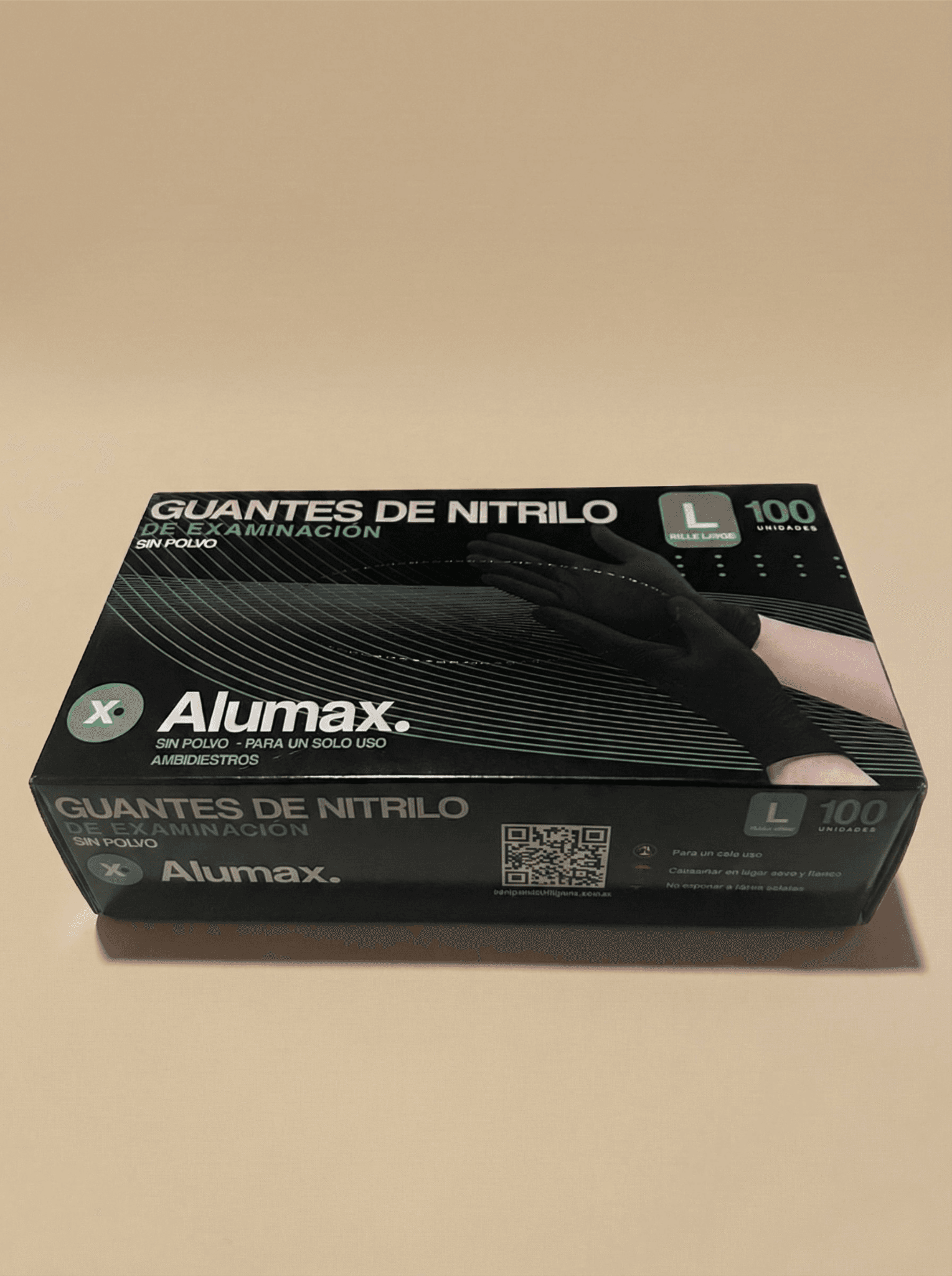 GUANTES NITRILO LARGE