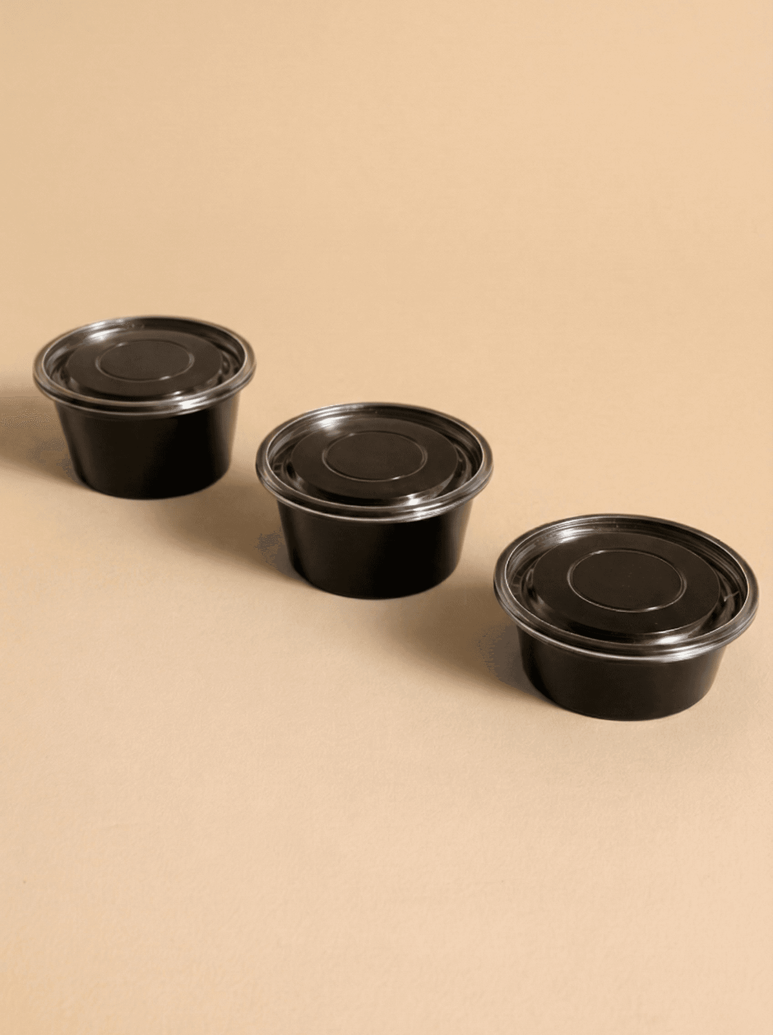 POTE BLACK/NATURAL CON TAPA CRISTAL P/100 UN.