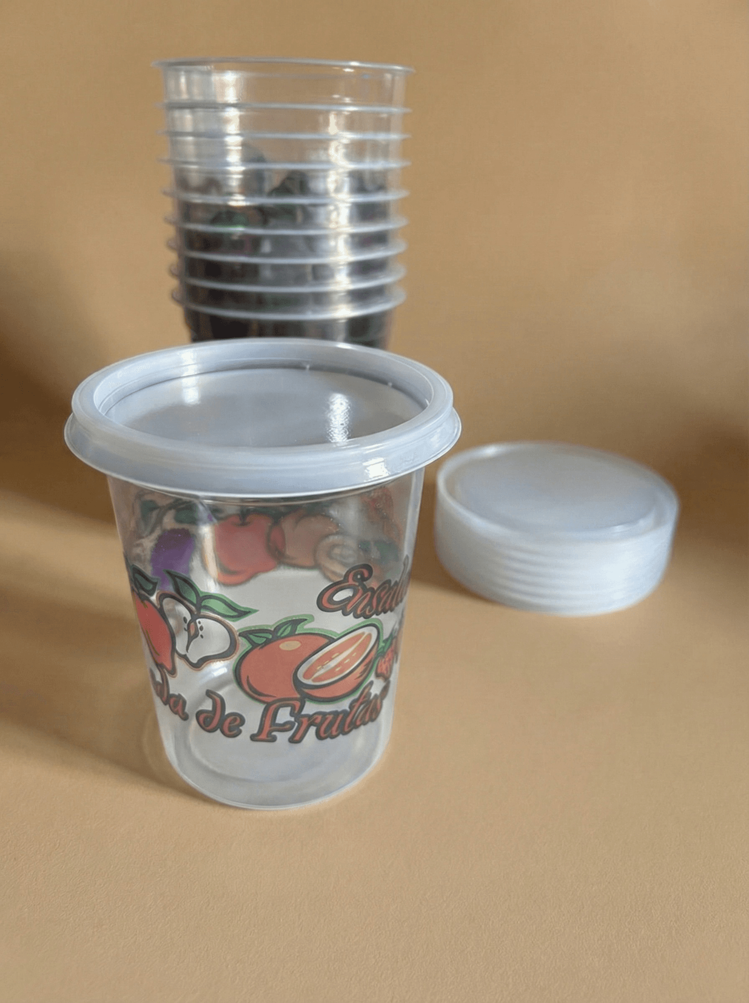 POTE NATURAL PP 400CC (1/2) IMPRESO ENSALADA DE FRUTAS